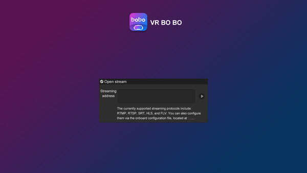 TECHE VRBOBO License for SRT Streaming with Pico VR Headset