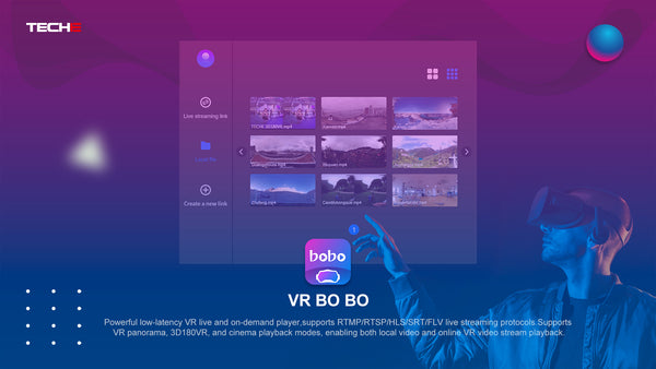 TECHE VRBOBO License for SRT Streaming with Pico VR Headset